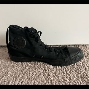 Converse Black Shoes size 12